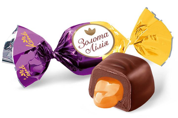 Цукерки Золота Лілія Конті Труф’є 1кг